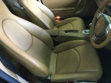 ポルシェ997純正本革レザーシート傷汚れリペア補修修理